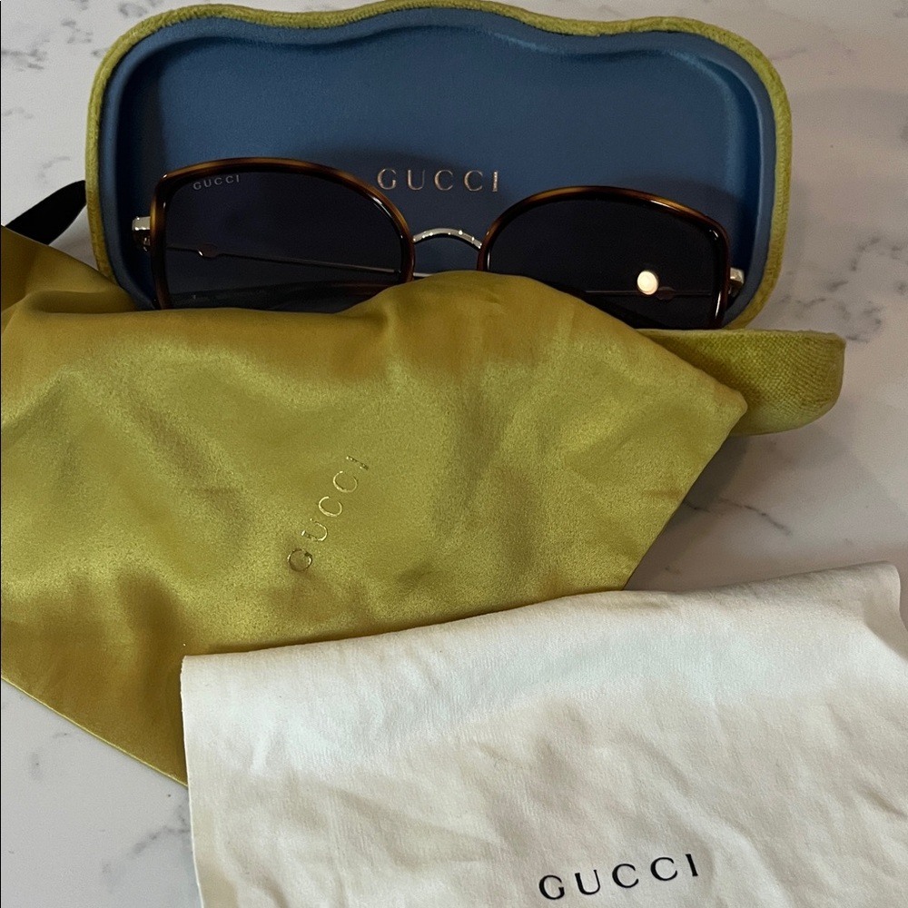 Gucci Women's Brown Sunglasses